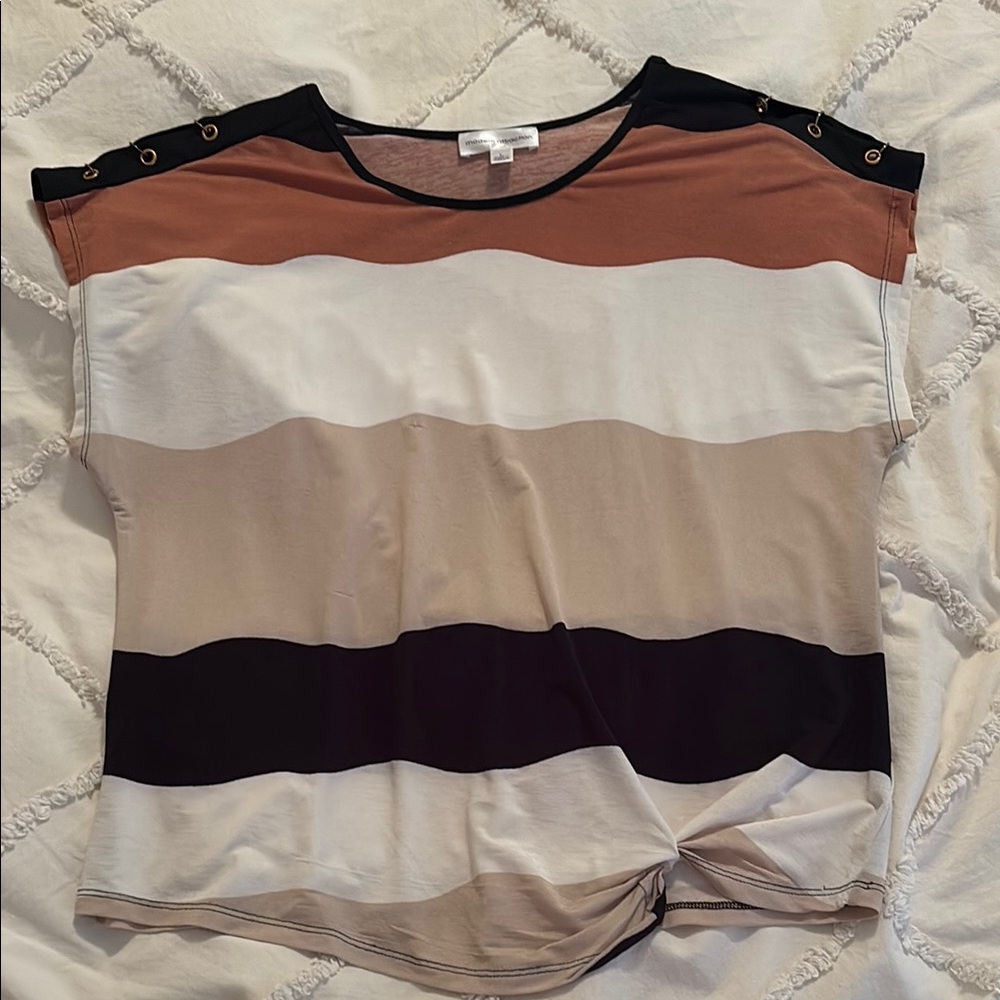 Striped Women's Top ladies size large